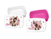 Set Brotdose und Trinkflasche personalisiert mit Namen Esel Edelstahl 500ml Lunchbox Mädchen - CreativMade