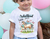 Schulkind T-Shirt mit Name personalisiert Mädchen Pferd Einschulungsshirt Einschulung erste Klasse Geschenk - CreativMade