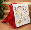 Kindergarten Rucksack personalisiert mit Name Zootiere Kindergartentasche Kita Kinder - CreativMade