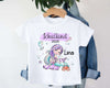 T-Shirt Schulkind Meerjungfrau mit Name personalisiert Einschulungsshirt Einschulung erste Klasse Geschenk Erstklässler Outfit - CreativMade