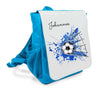 Kinder Rucksack mit Name Fußball Junge Kindergartentasche - CreativMade 