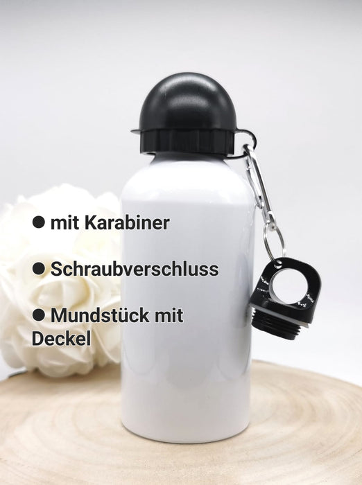 Kinder Trinkflasche mit Name Meerjungfrau Mädchen - CreativMade 